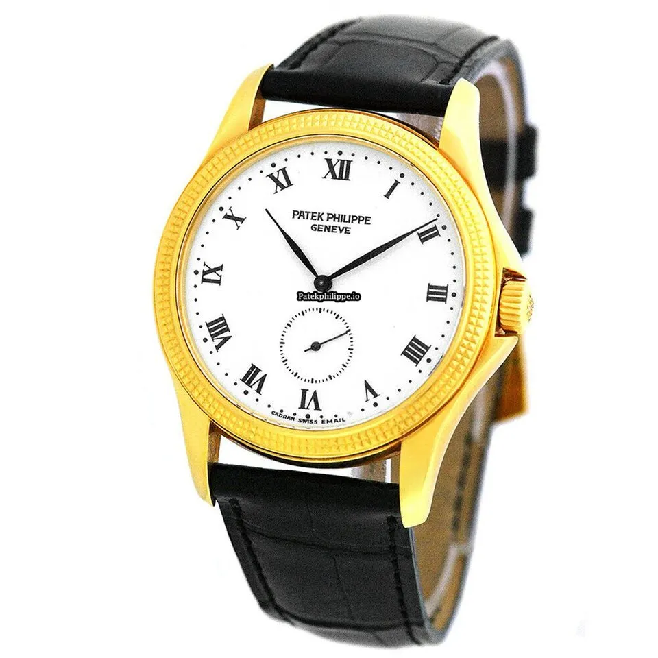 Patek Philippe Calatrava Yellow Gold Case Manual Winding