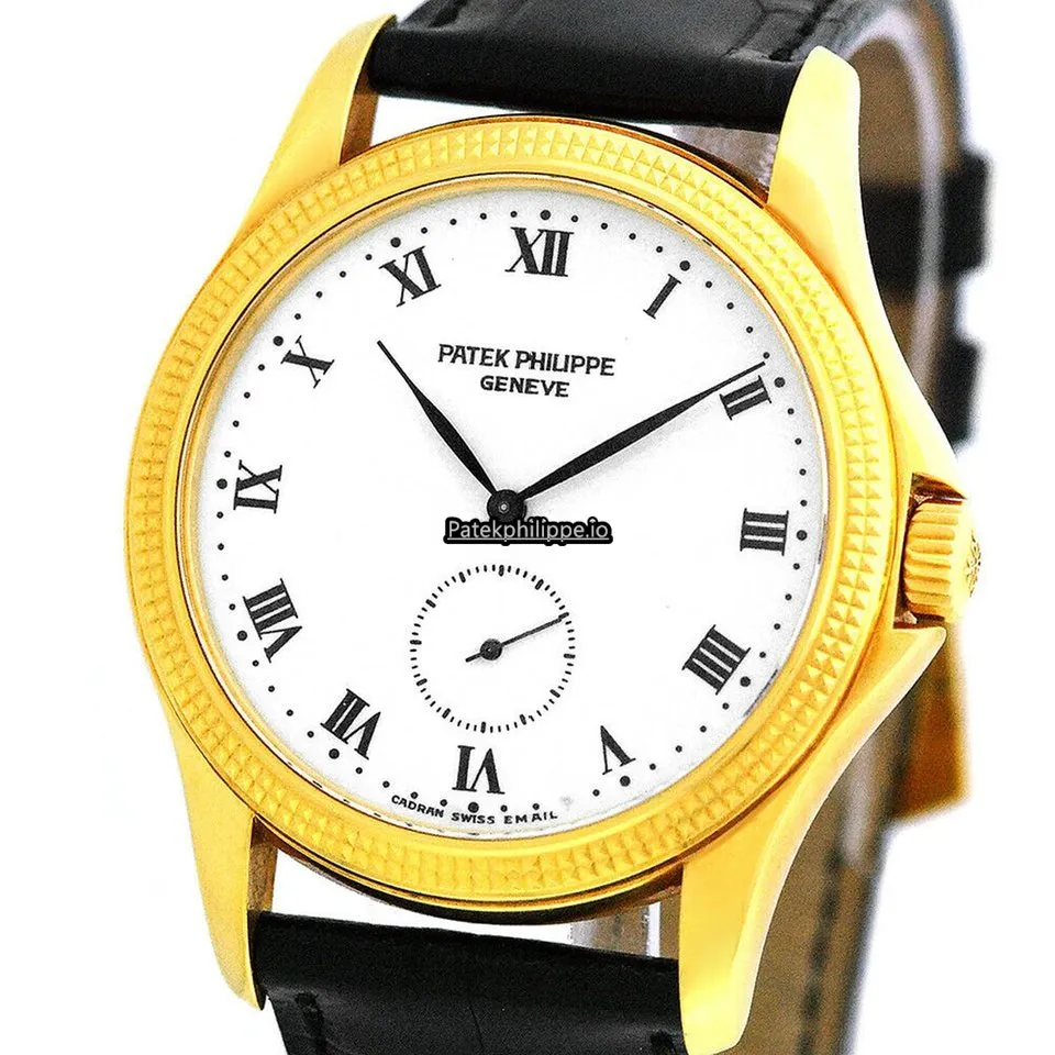 Alternative view of Patek Philippe Calatrava Yellow Gold Case Manual Winding