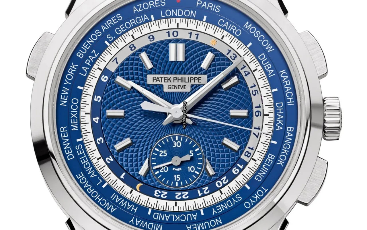 Alternative view of Patek Philippe Complications Chronograph 5930g-010 40MM White Gold Case Automatic Movement