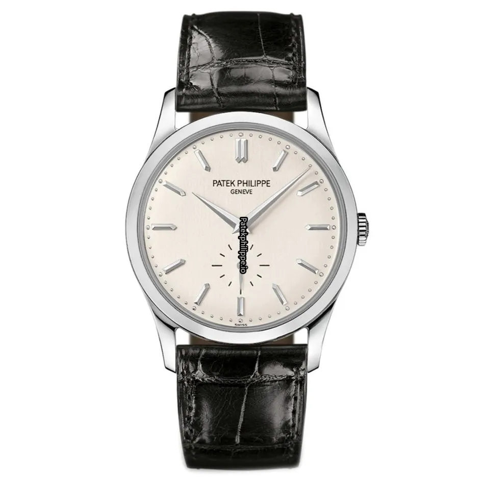Patek Philippe Calatrava 5196g-001 37MM White Gold Case Manual Winding