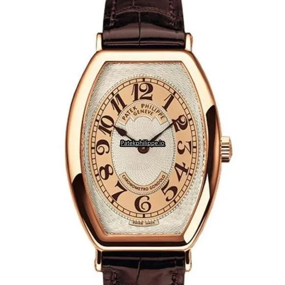 Patek Philippe Gondolo 5098r 32x42MM Rose Gold Case Manual Winding