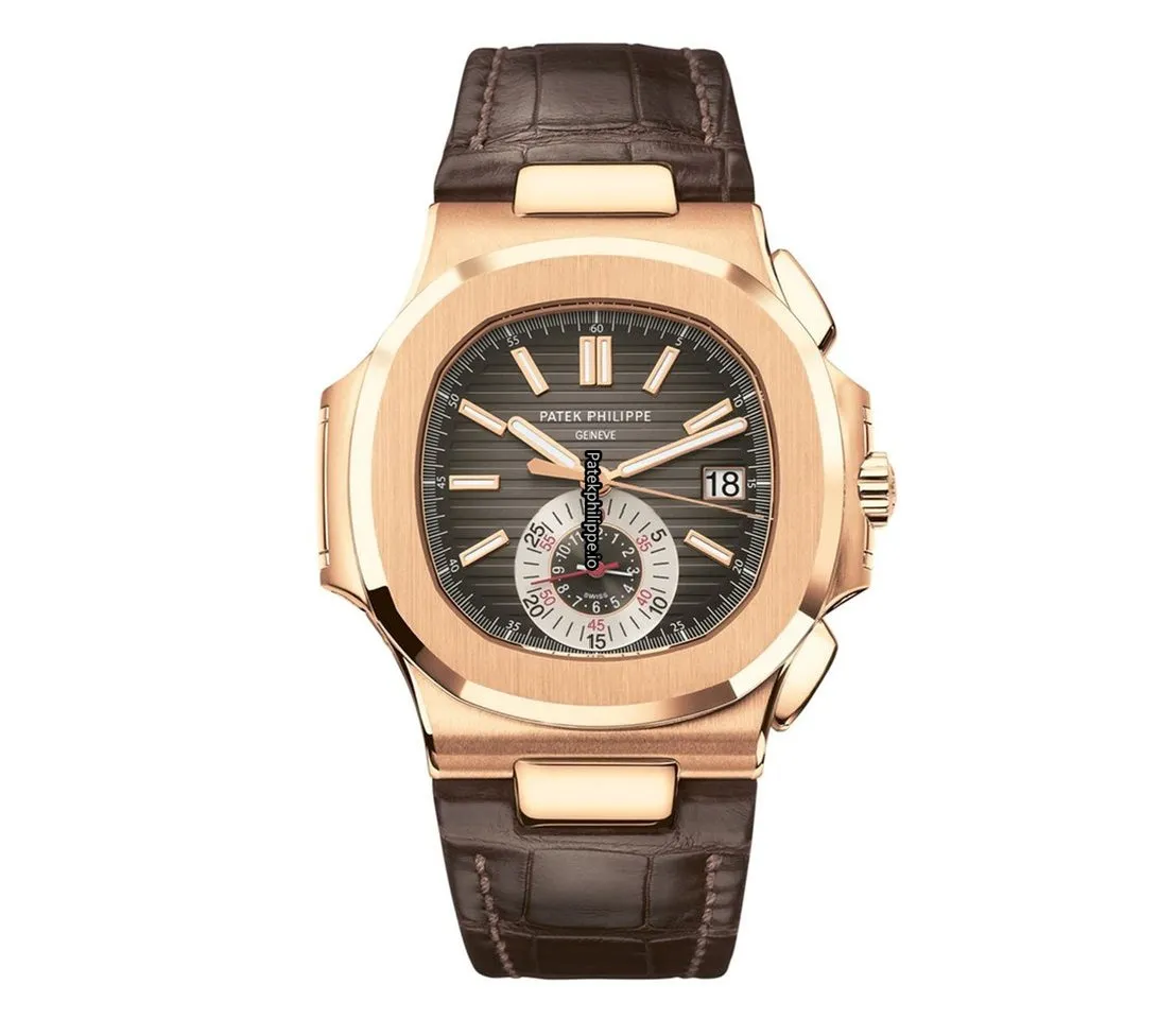 Patek Philippe Nautilus 5980r-001 41MM Rose Gold Case Automatic