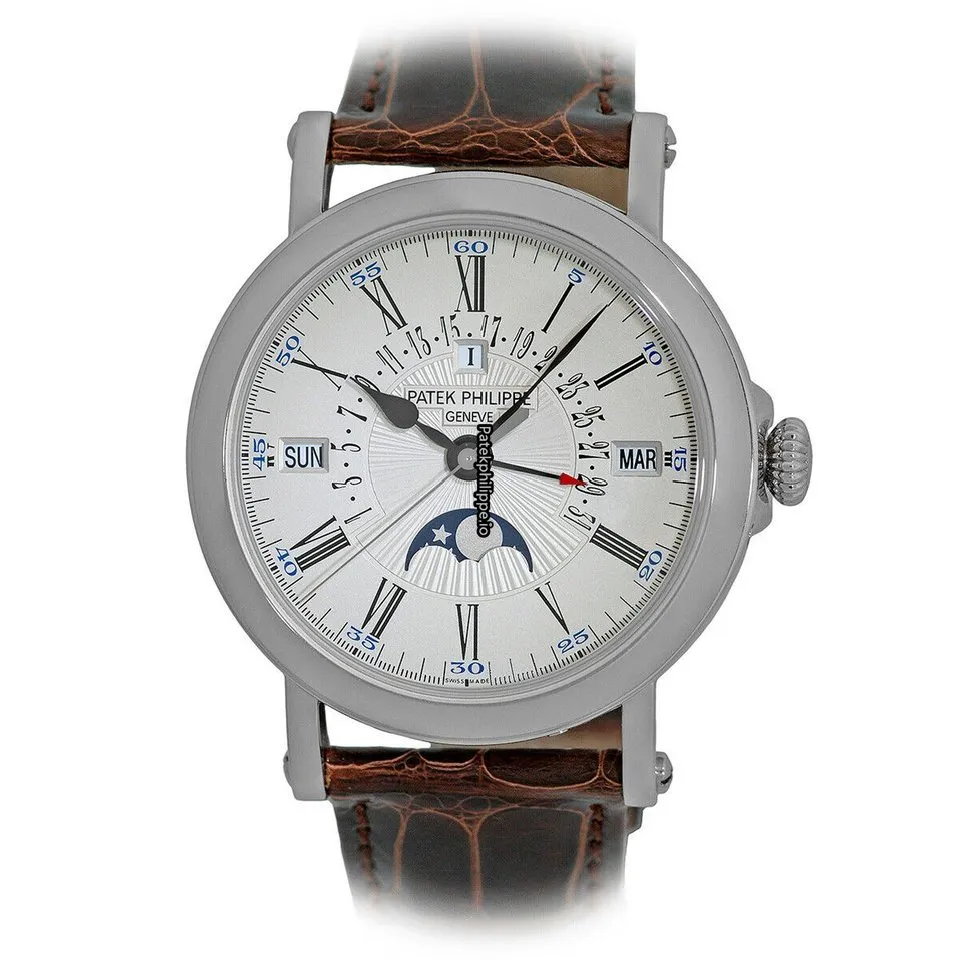 Alternative view of Patek Philippe Perpetual Calendar 5159 38MM White Gold Case Automatic