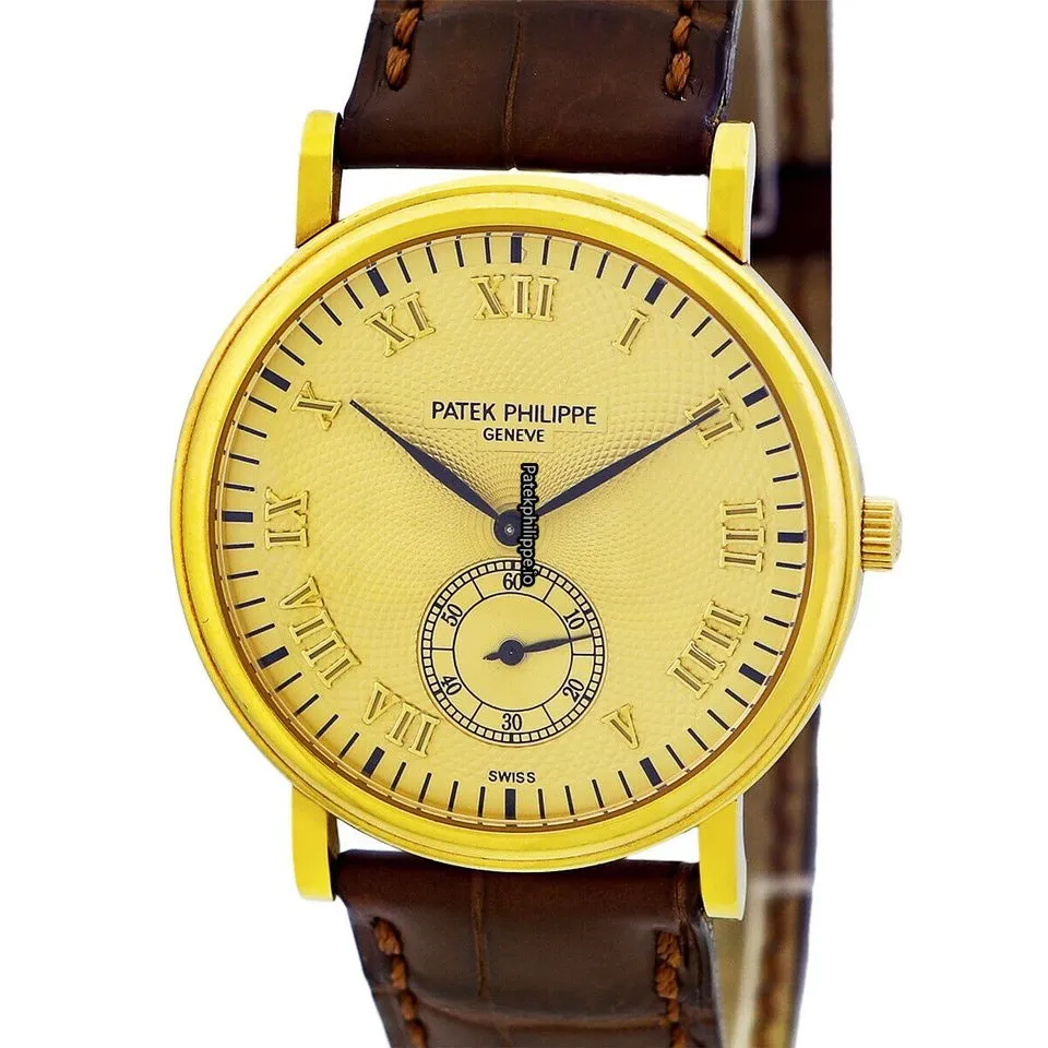 Alternative view of Patek Philippe Calatrava 5022 34MM Yellow Gold Case Automatic