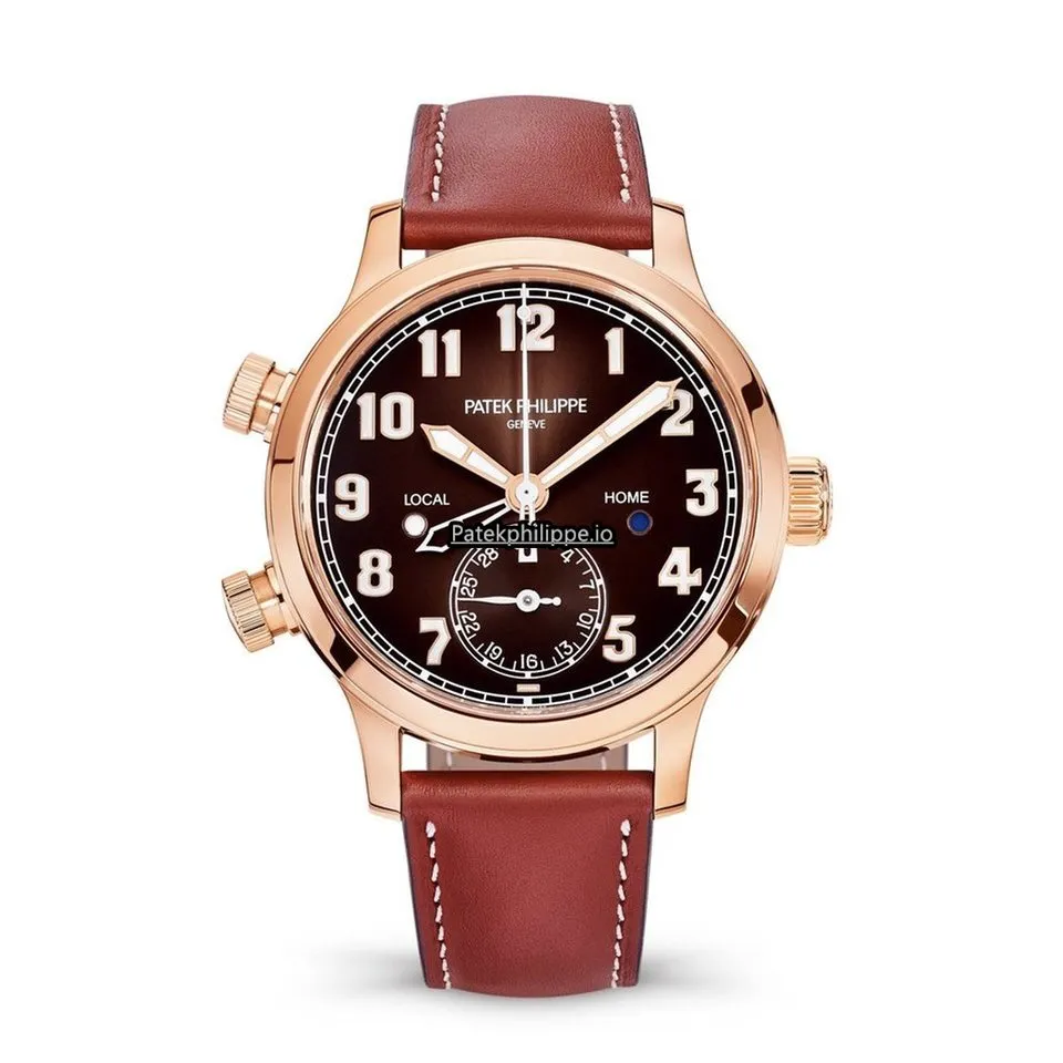 Patek Philippe Travel Time 7234r-001 37.5MM Rose Gold Case Automatic