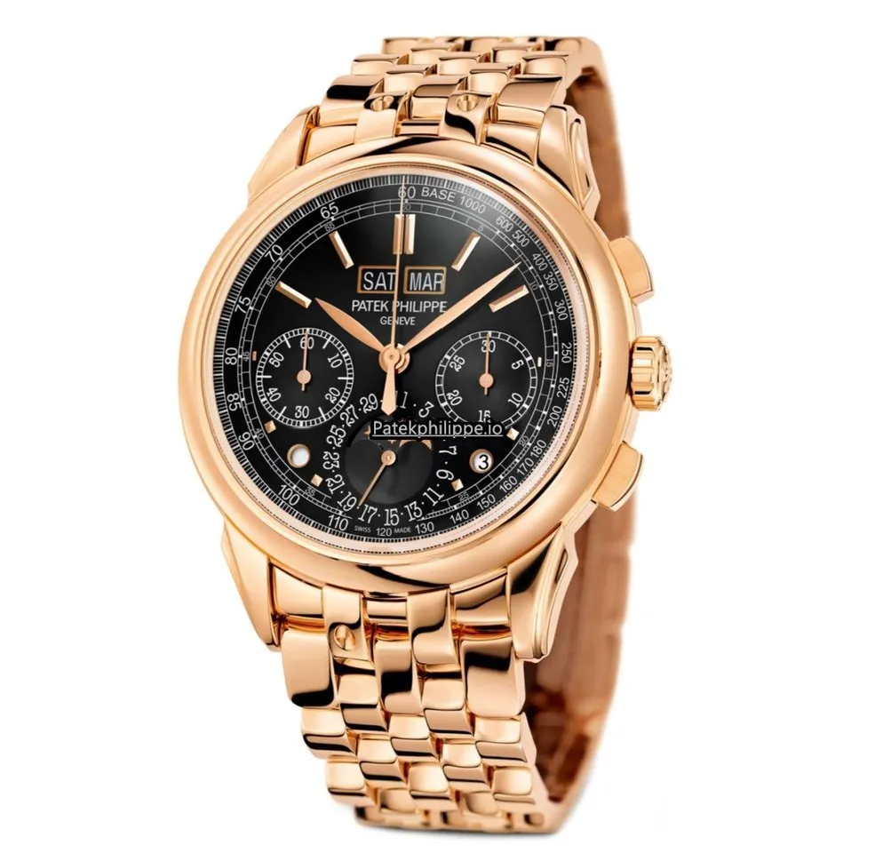 Alternative view of Patek Philippe Perpetual Calendar 5270/1r-001 41MM Rose Gold Case Manual Winding