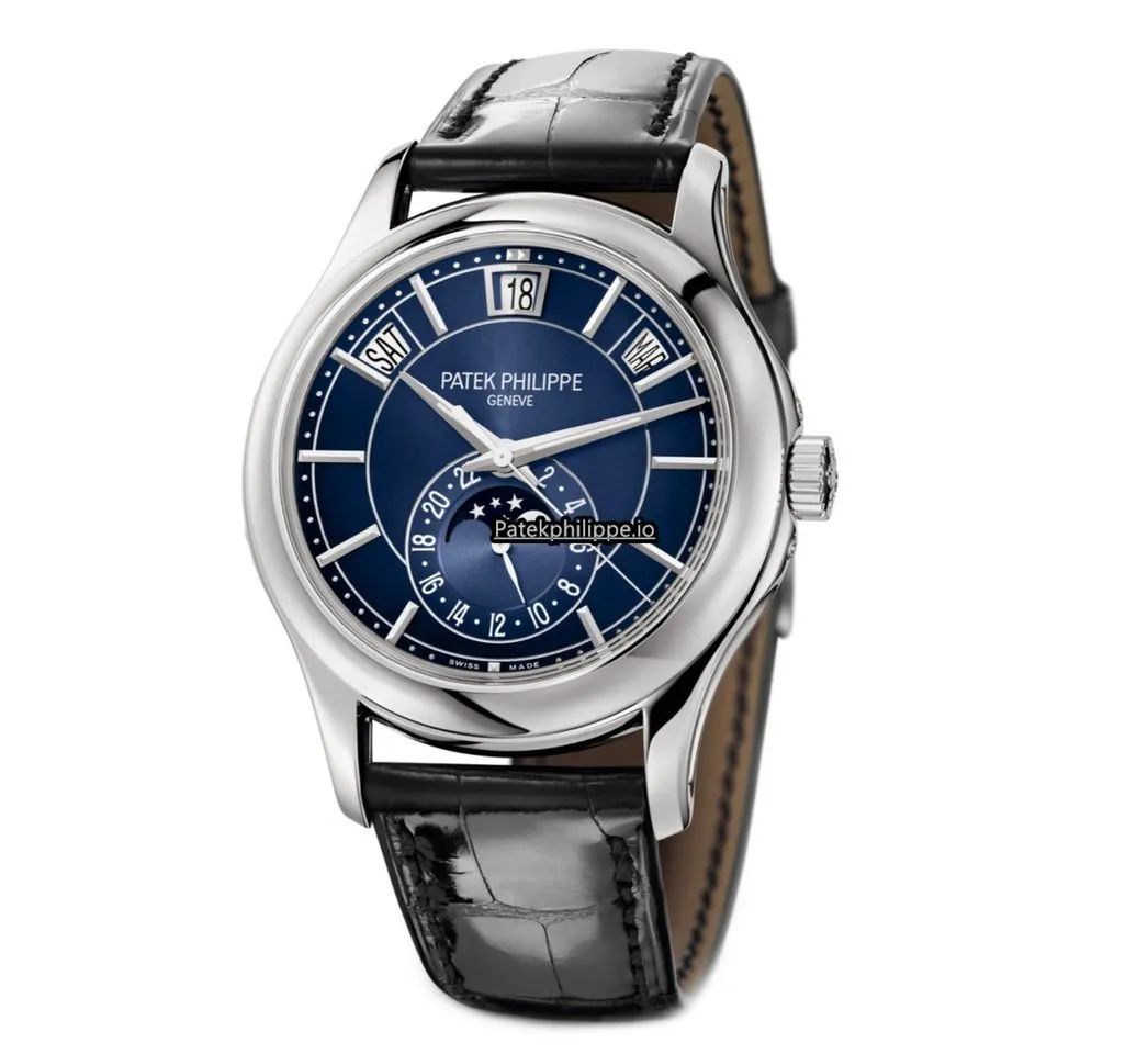 Alternative view of Patek Philippe Annual Calendar 5205g-013 40MM White Gold Case Automatic