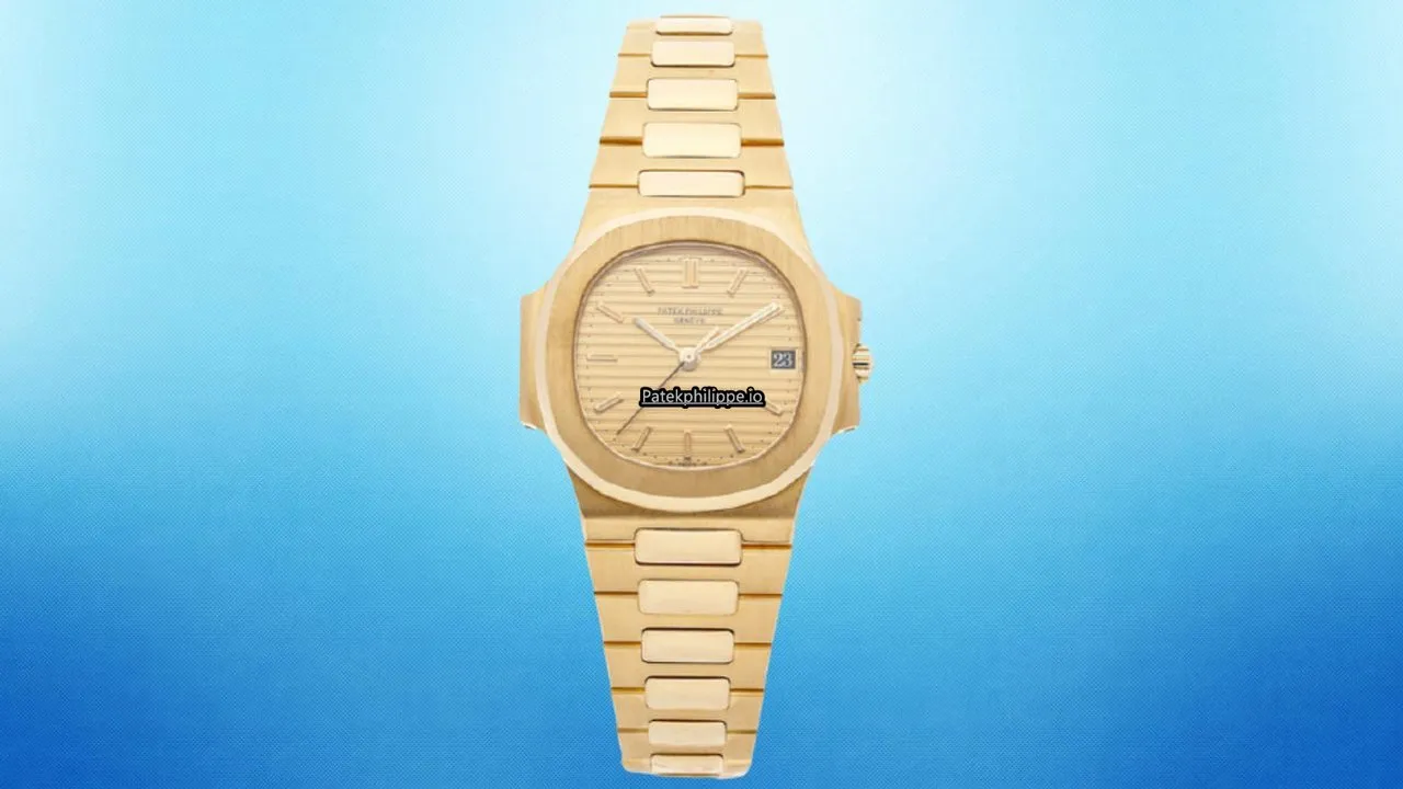 Patek Philippe Nautilus 3800/1j 37MM Yellow Gold Case Automatic