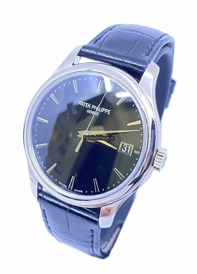 Alternative view of Patek Philippe Calatrava 5227g-010 39MM White Gold Case Automatic