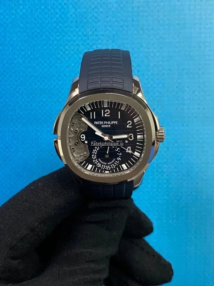 Alternative view of Patek Philippe Aquanaut 5650g-001 40.8MM White Gold Case Automatic