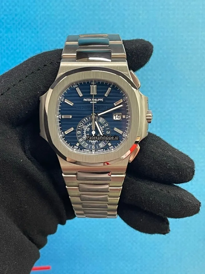 Alternative view of Patek Philippe Nautilus 5976/1g-001 44MM White Gold Case Automatic
