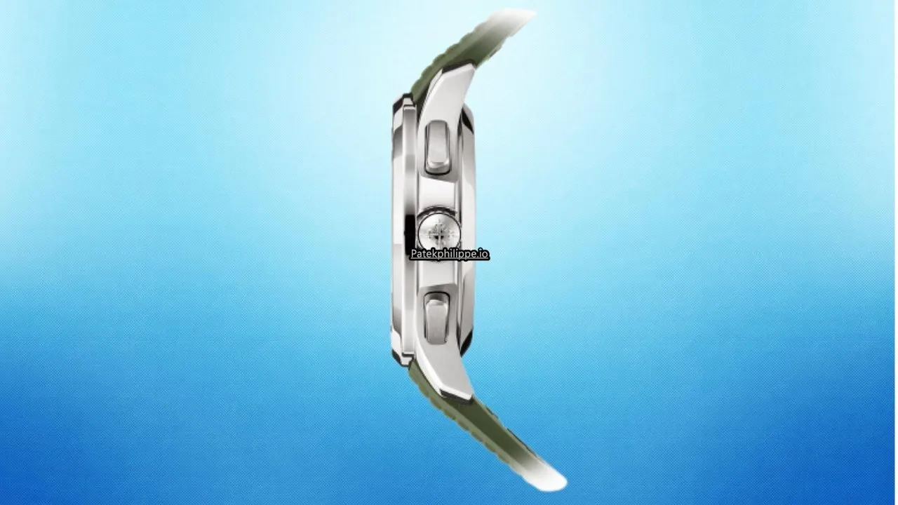 Alternative view of Patek Philippe Aquanaut 5968g-010 42.2x11.9MM White Gold Case Automatic