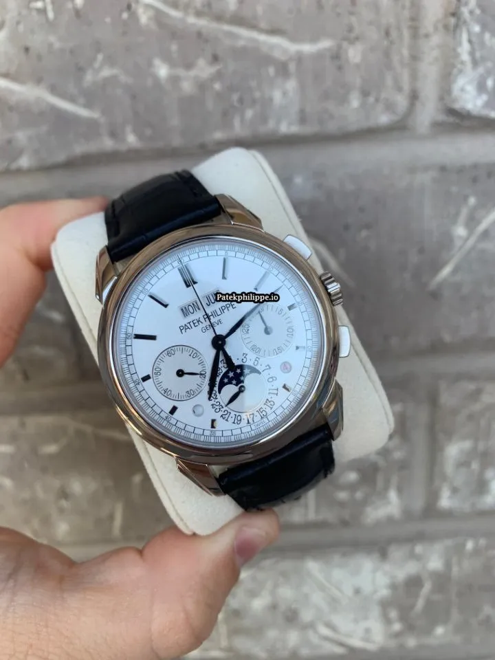 Alternative view of Patek Philippe Perpetual Calendar 5270g-001 41MM White Gold Case