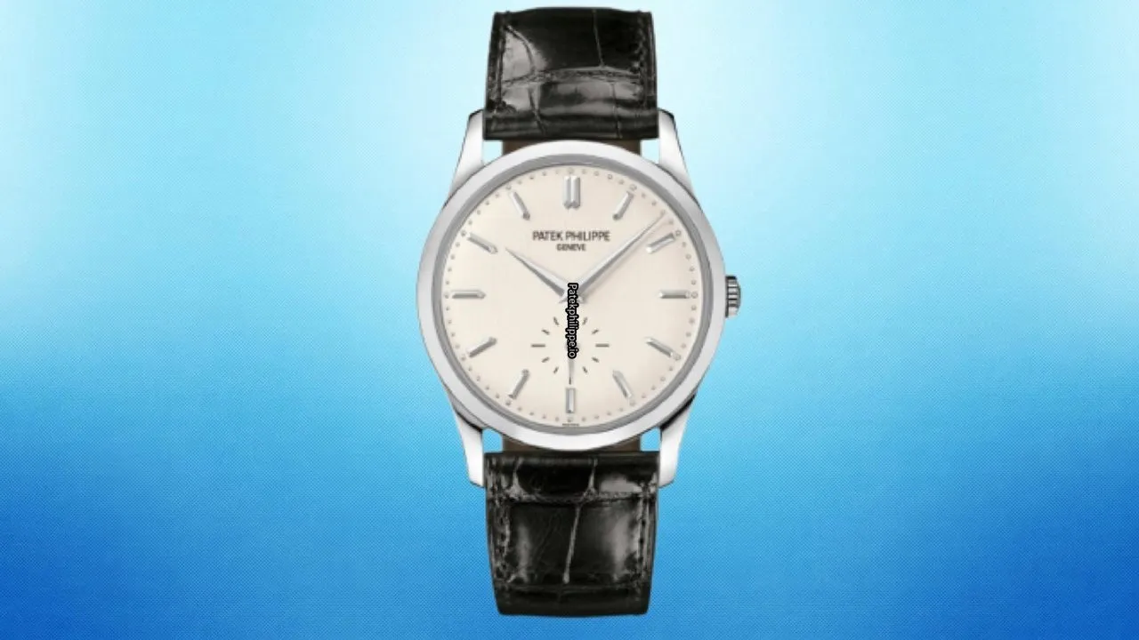 Patek Philippe Calatrava 5196g-001 37MM White Gold Case Manual Winding