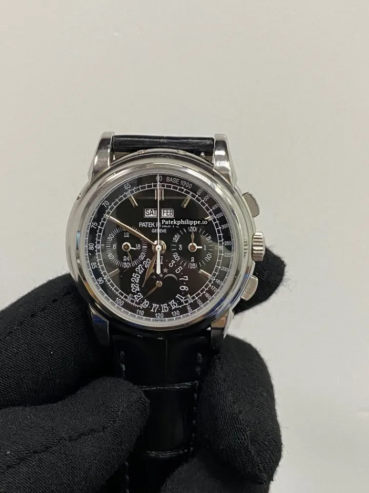 Alternative view of Patek Philippe Perpetual Calendar 5970p-001 40MM Platinum Case Manual Winding