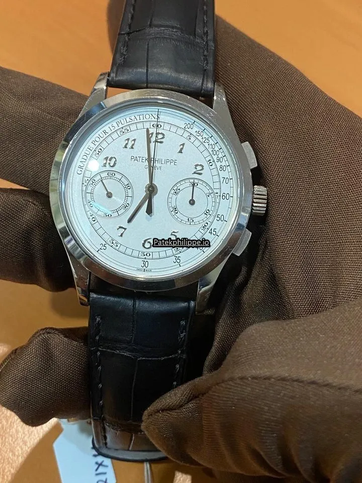 Alternative view of Patek Philippe Chronograph 5170g-001 39MM White Gold Case Manual Winding