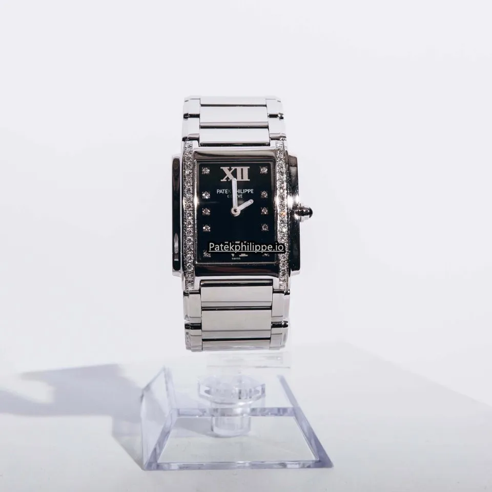 Alternative view of Patek Philippe Twenty-4 4910-10a-001 30x25MM Steel Case Quartz