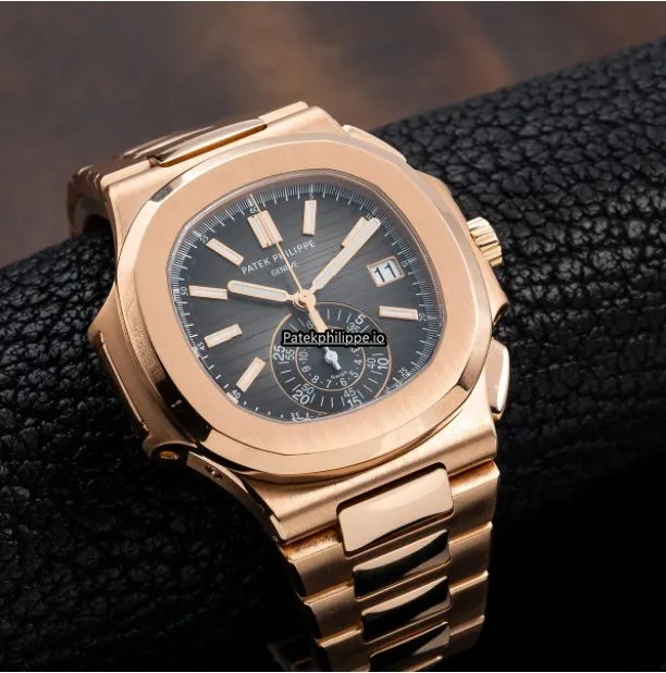 Patek Philippe Nautilus 5980/1r-001 40.5MM Rose Gold Case Automatic