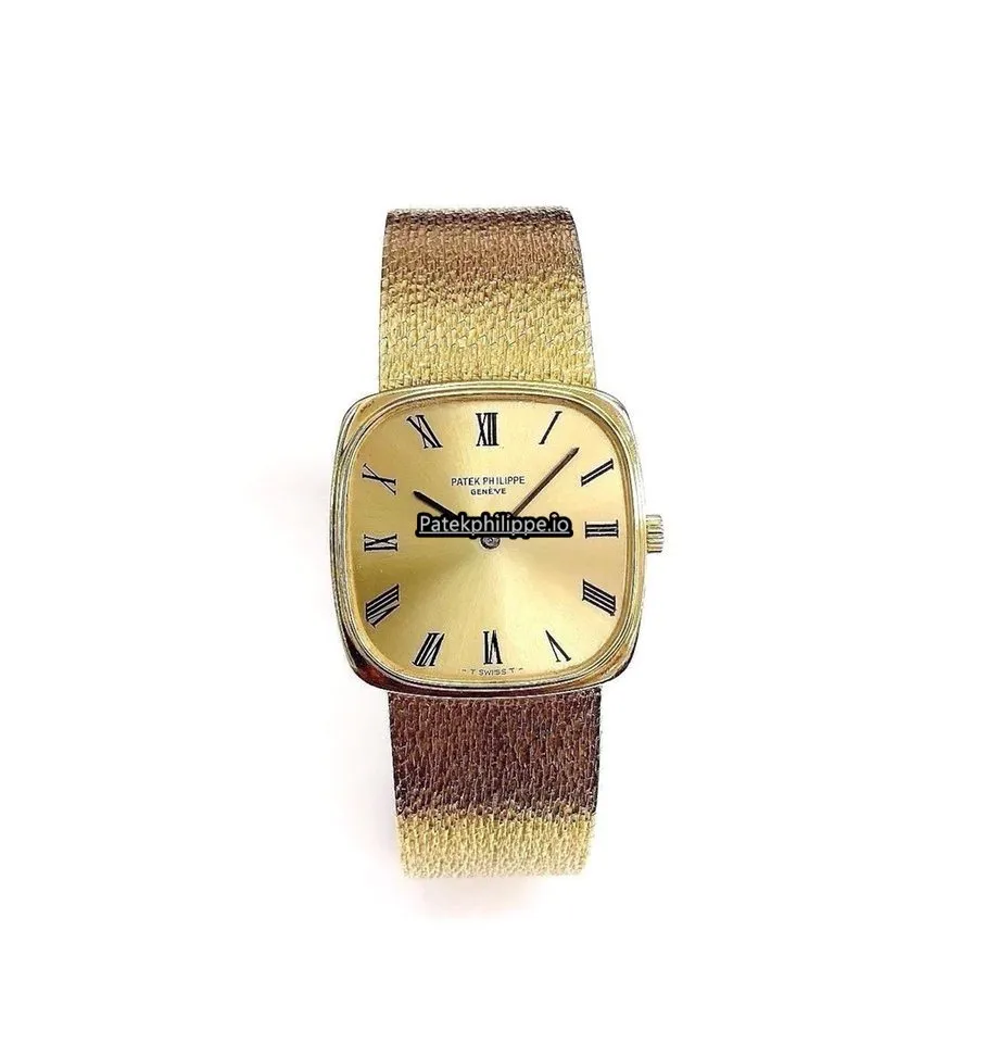 Patek Philippe Yellow Gold Case Manual Winding