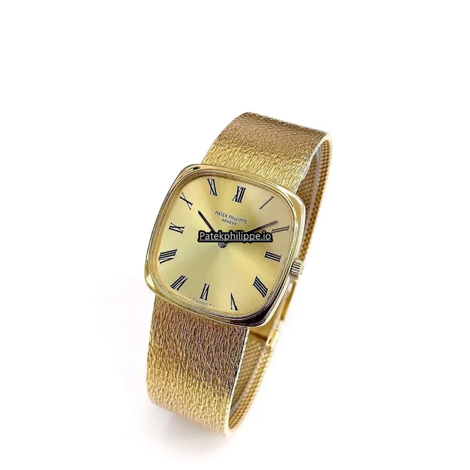 Alternative view of Patek Philippe Yellow Gold Case Manual Winding