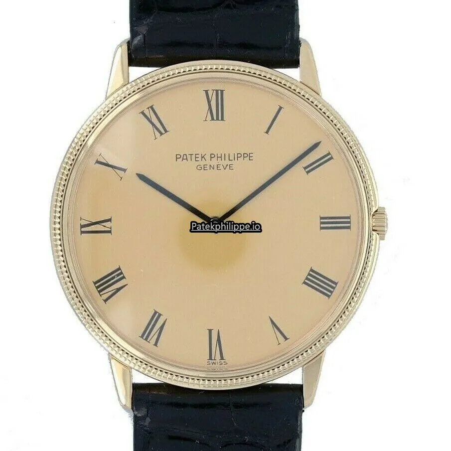 Alternative view of Patek Philippe Calatrava 3590 36MM Yellow Gold Case Manual Winding