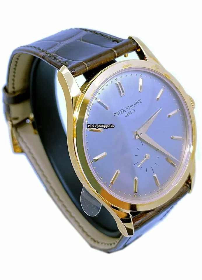 Alternative view of Patek Philippe Calatrava 5196r-001 37MM Rose Gold Case Manual Winding