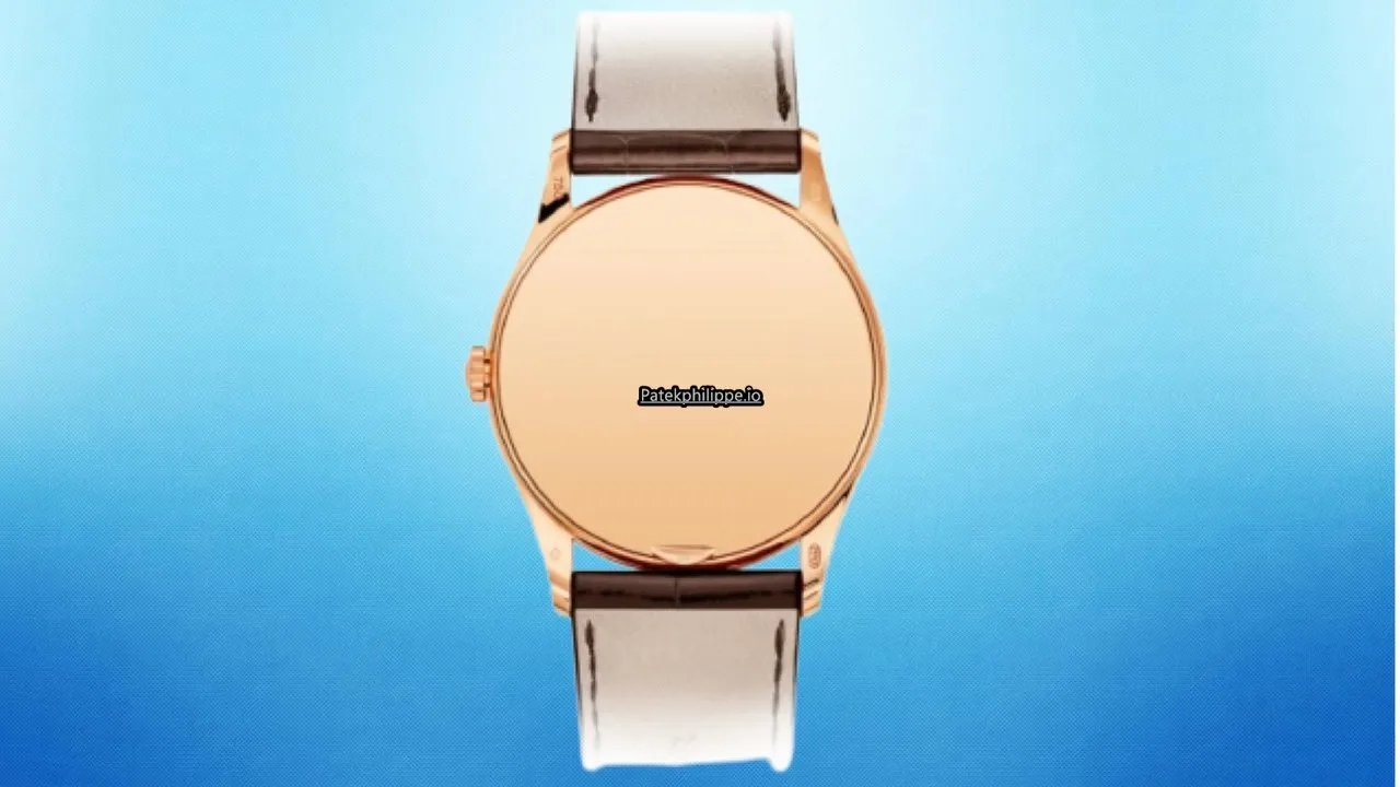 Alternative view of Patek Philippe Calatrava 5196r-001 37MM Rose Gold Case Manual Winding