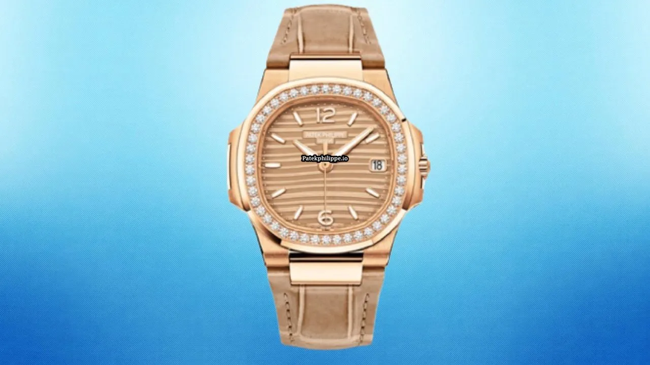 Patek Philippe Nautilus 7010r-012 32MM Rose Gold Case Quartz