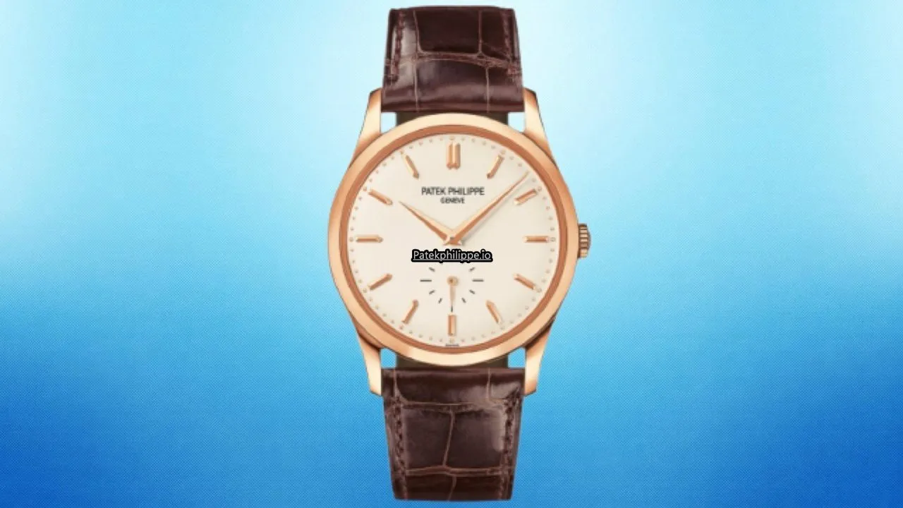 Patek Philippe Calatrava 5196r-001 37MM Rose Gold Case Manual Winding