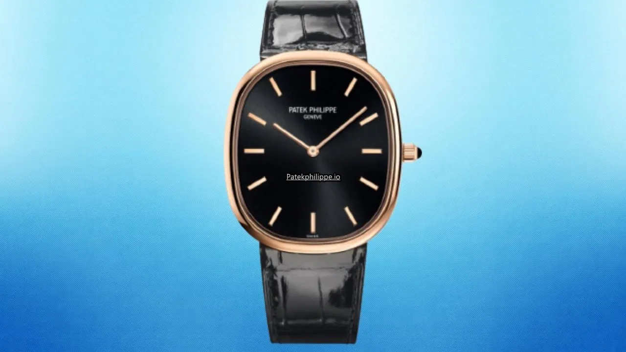 Patek Philippe Golden Ellipse 5738r-001 34.5x39.5MM Rose Gold Case Automatic