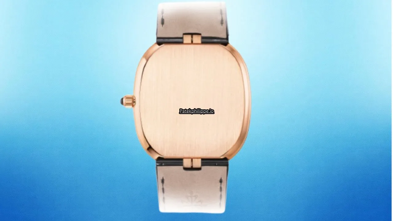 Alternative view of Patek Philippe Golden Ellipse 5738r-001 34.5x39.5MM Rose Gold Case Automatic