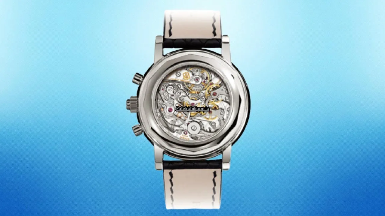 Alternative view of Patek Philippe Perpetual Calendar 5204p-010 40MM Platinum Case Manual Winding