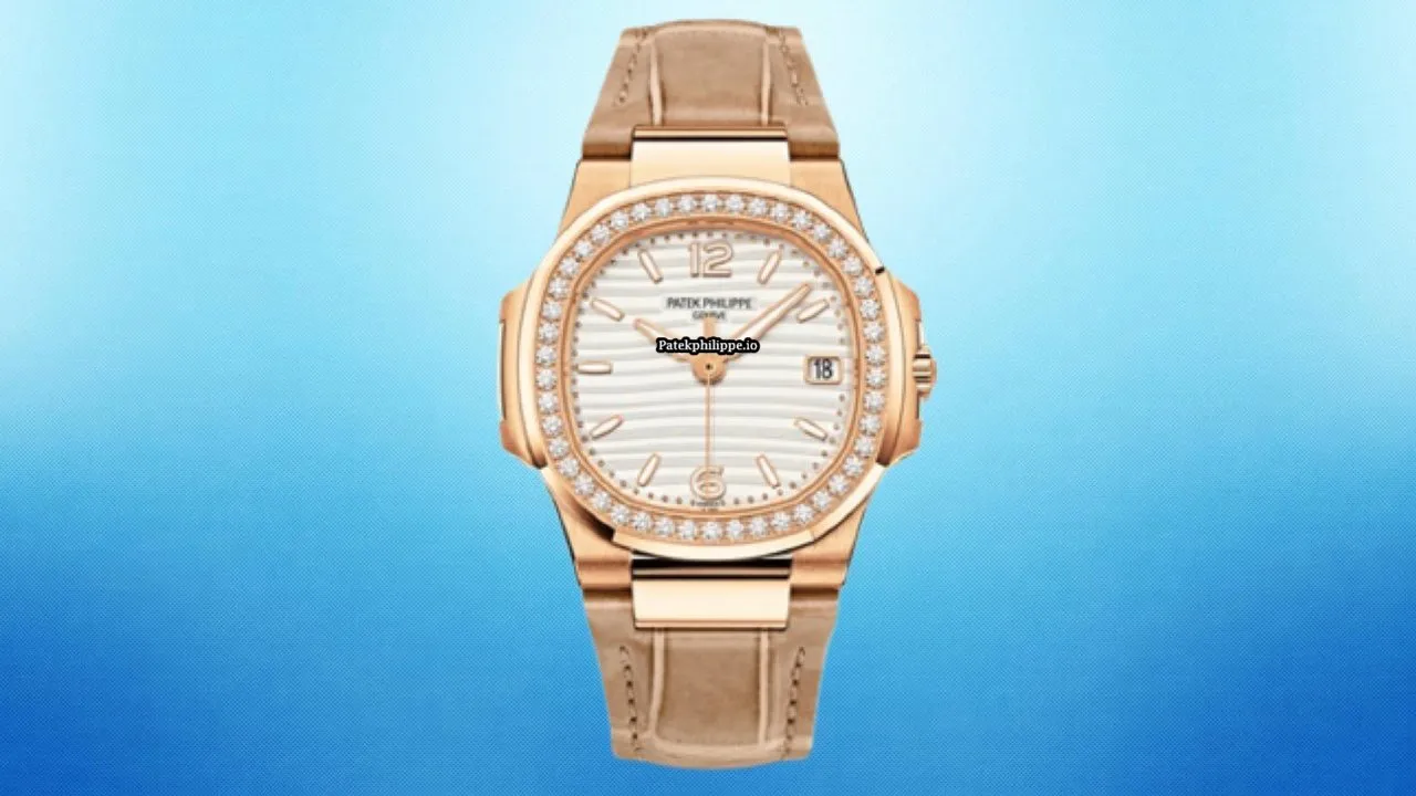 Patek Philippe Nautilus 7010r-011 32MM Rose Gold Case Quartz
