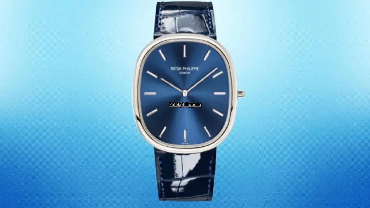 Patek Philippe Golden Ellipse 5738p-001 34.5x39.5MM Platinum Case Automatic