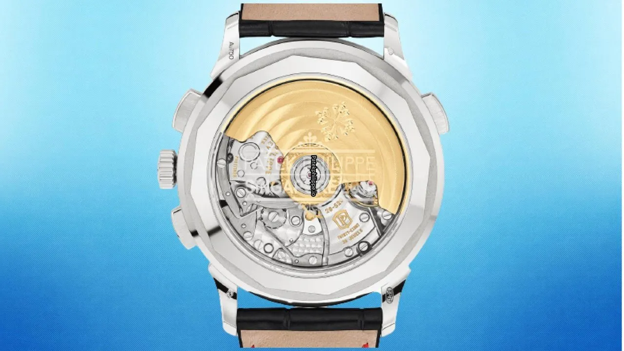 Alternative view of Patek Philippe Complications Chronograph 5930g-011 39.5MM White Gold Case Automatic Movement