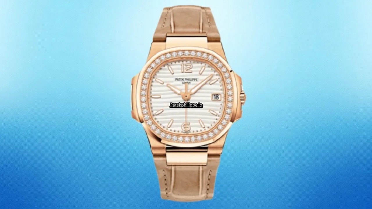 Patek Philippe Nautilus 7010r-011 32MM Rose Gold Case Quartz