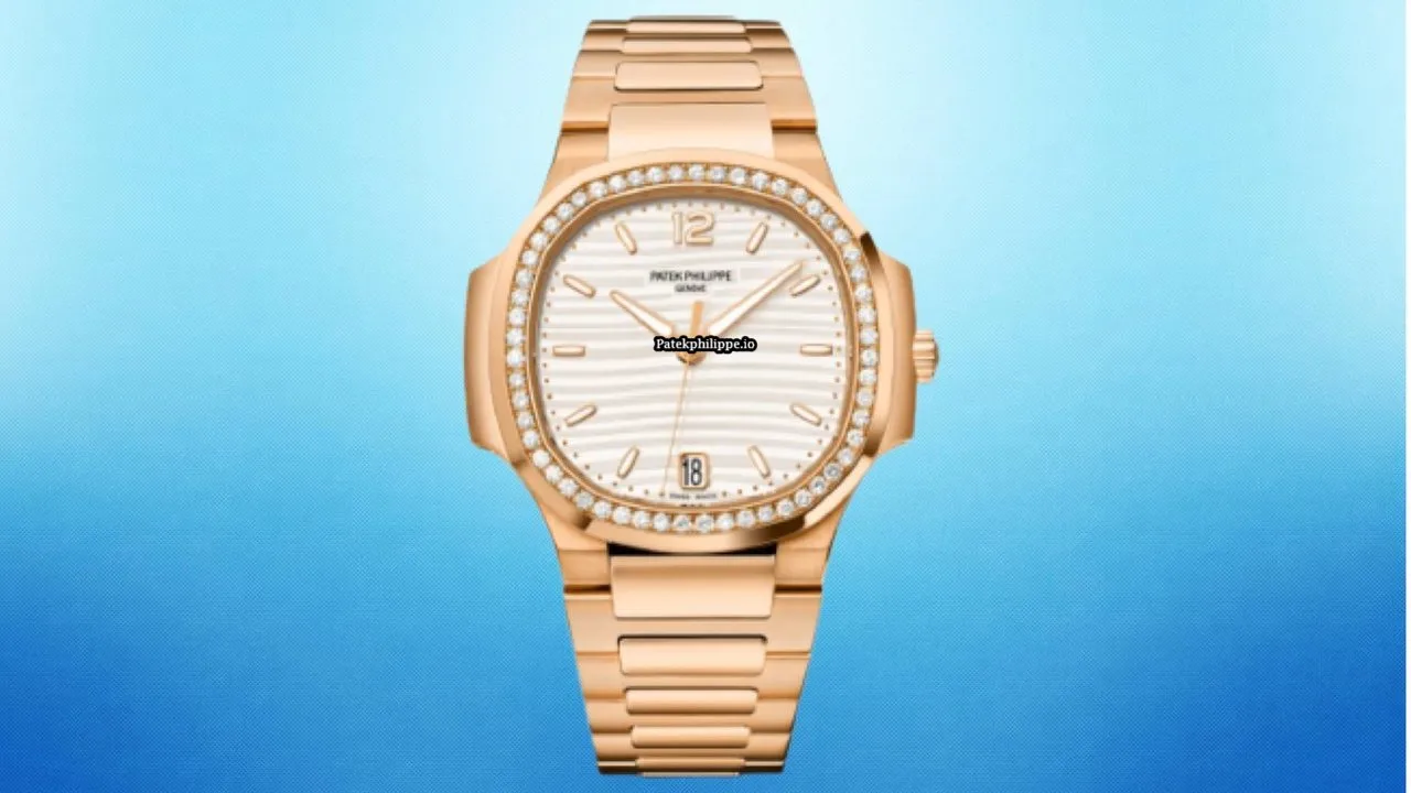 Patek Philippe Nautilus 7118/1200r-001 35.2MM Rose Gold Case Automatic