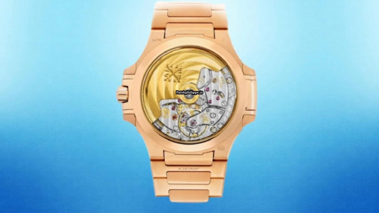Alternative view of Patek Philippe Nautilus 7118/1200r-001 35.2MM Rose Gold Case Automatic