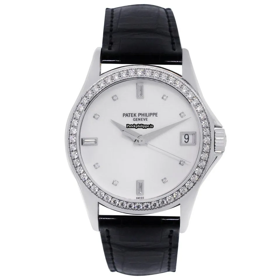 Alternative view of Patek Philippe Calatrava 37MM White Gold Case Automatic