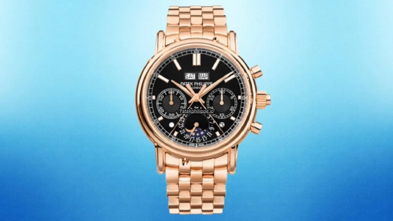 Patek Philippe Perpetual Calendar 5204/1r-001 Rose Gold Case Manual Winding