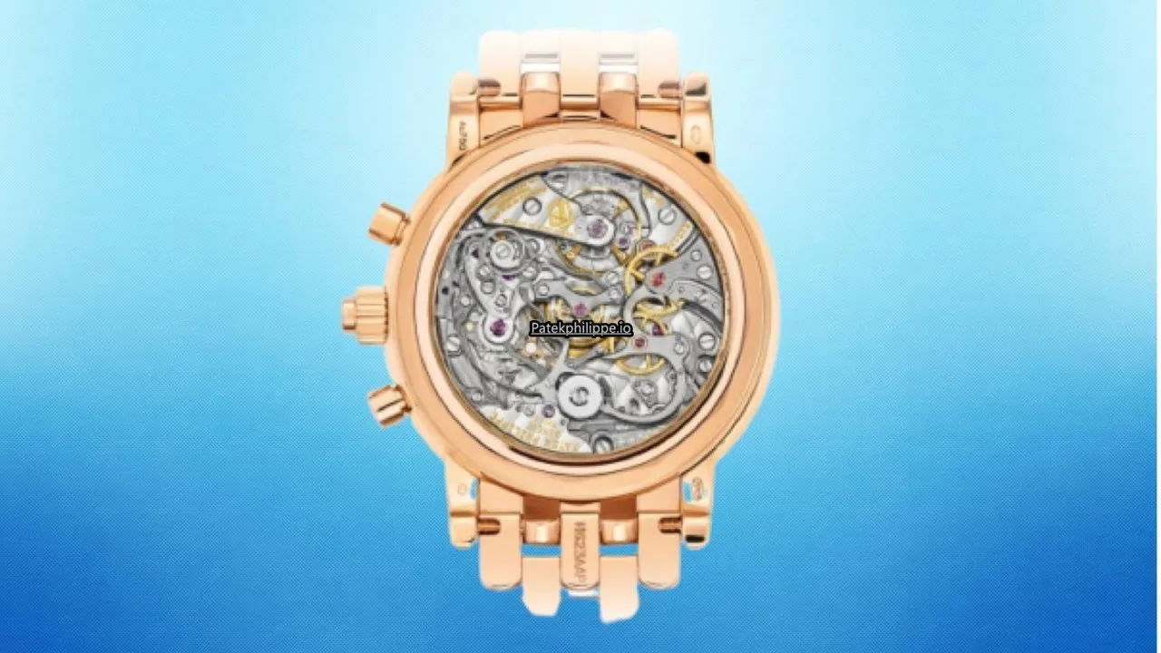 Alternative view of Patek Philippe Perpetual Calendar 5204/1r-001 Rose Gold Case Manual Winding