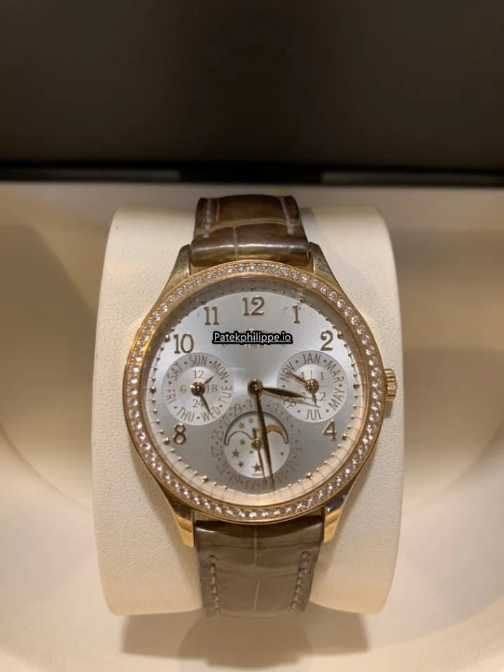 Alternative view of Patek Philippe Perpetual Calendar 7140r-001 35.1MM Rose Gold Case Automatic