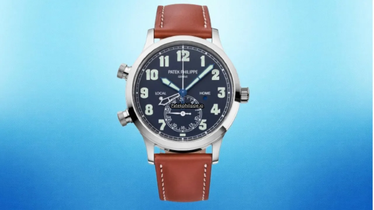 Patek Philippe Travel Time 5524g-001 42MM White Gold Case Automatic