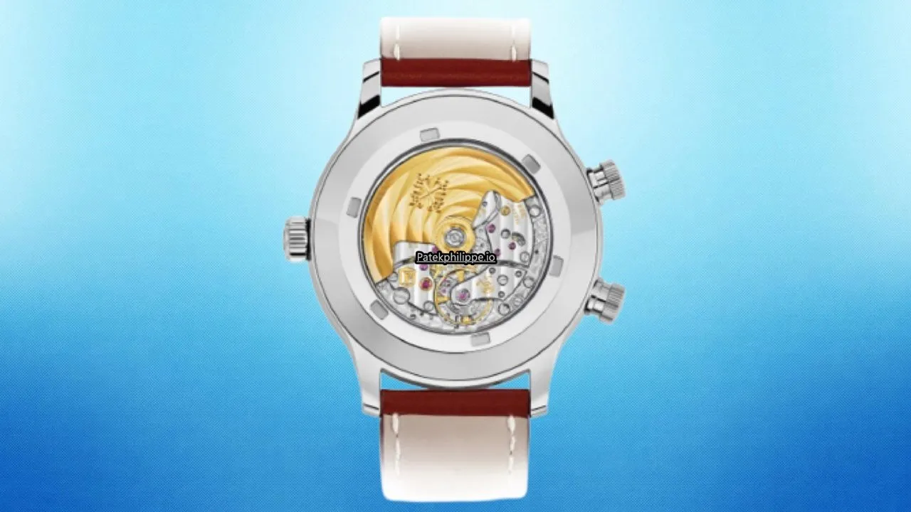Alternative view of Patek Philippe Travel Time 5524g-001 42MM White Gold Case Automatic