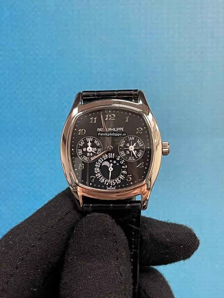 Alternative view of Patek Philippe Perpetual Calendar 5940g-010 37x44.6MM White Gold Case Automatic