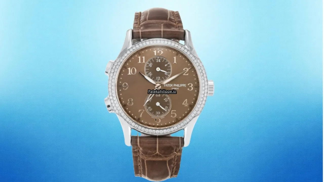 Patek Philippe Travel Time 7134g-001 35MM White Gold Case Manual Winding