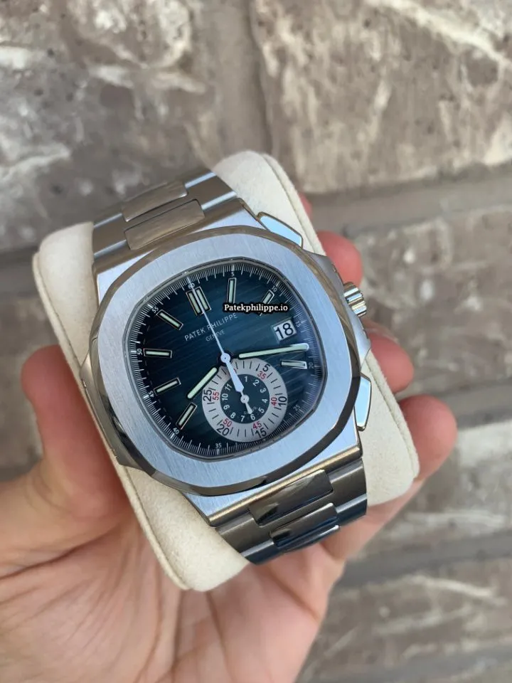 Alternative view of Patek Philippe Nautilus 5980/1a-001 40.5x44MM Steel Case Automatic