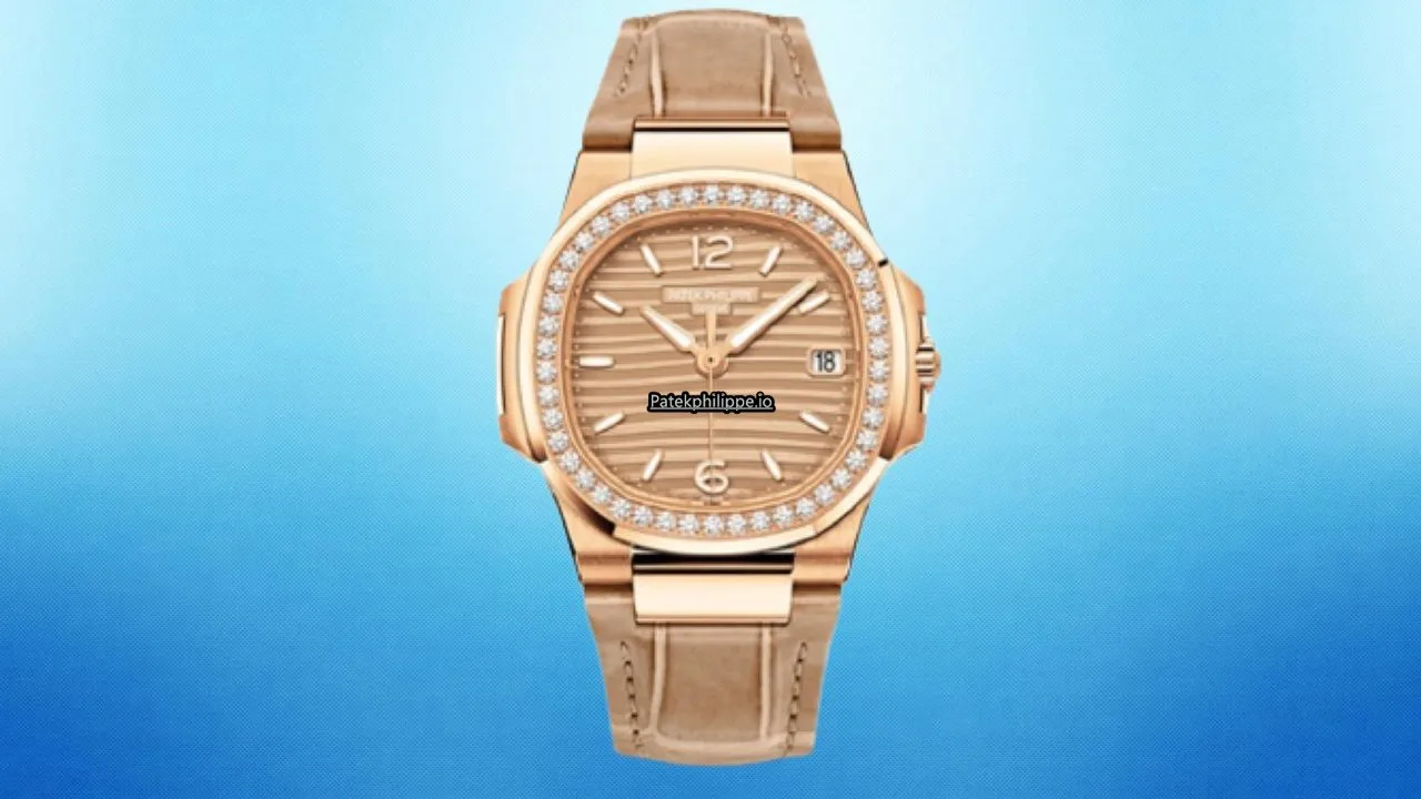 Patek Philippe Nautilus 7010r-012 32MM Rose Gold Case Quartz