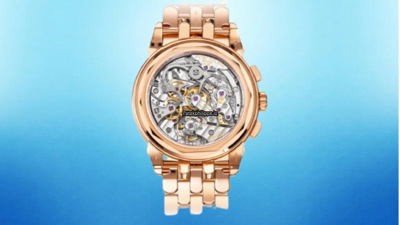 Alternative view of Patek Philippe Perpetual Calendar 5270/1r-001 41MM Rose Gold Case Manual Winding