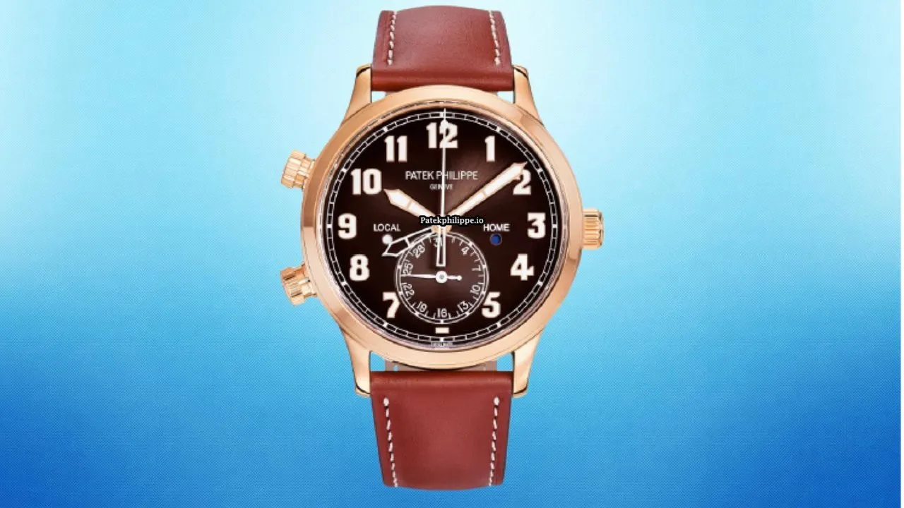 Patek Philippe Travel Time 5524r-001 42MM Rose Gold Case Automatic